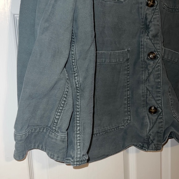 Gap Shirt Jacket/Shacket Gray XXL - Picture 2 of 10